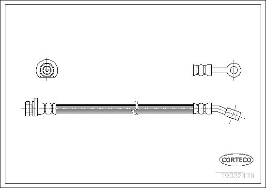 FLEXIBLE DE FREIN ROVER GROUP  0705