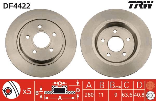 Brake Disc DF4422