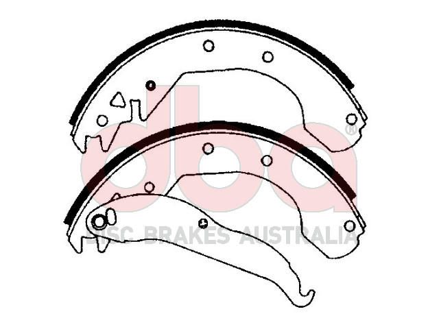 Street Series Brake Shoes [Holden Barina/Combo 230mm] - TecDoc Only