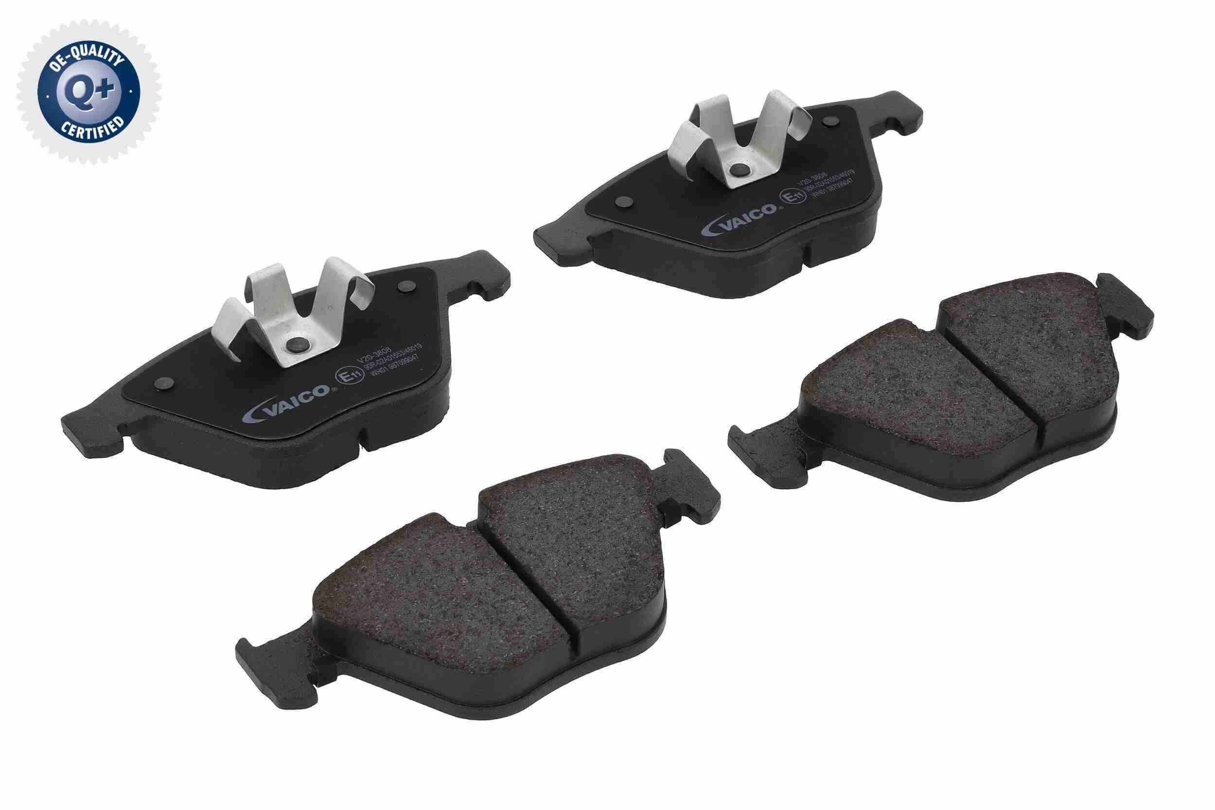 Bremsbelagsatz, Scheibenbremse