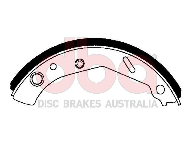 Street Series Brake Shoes [Hyster Forklift 260mm] - TecDoc Only