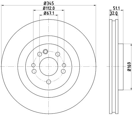 Brake Disc 8DD 355 107-221