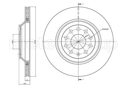 Brake Disc 23-0889C