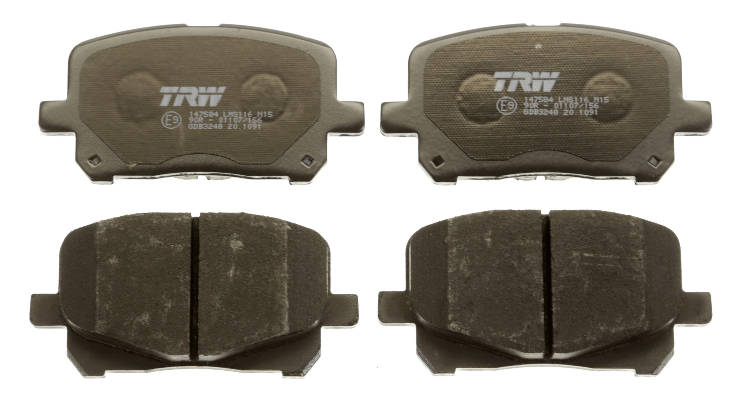 TRW DISC BRAKE PADS - TecDoc 2