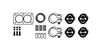 Montagesatz, Abgasanlage