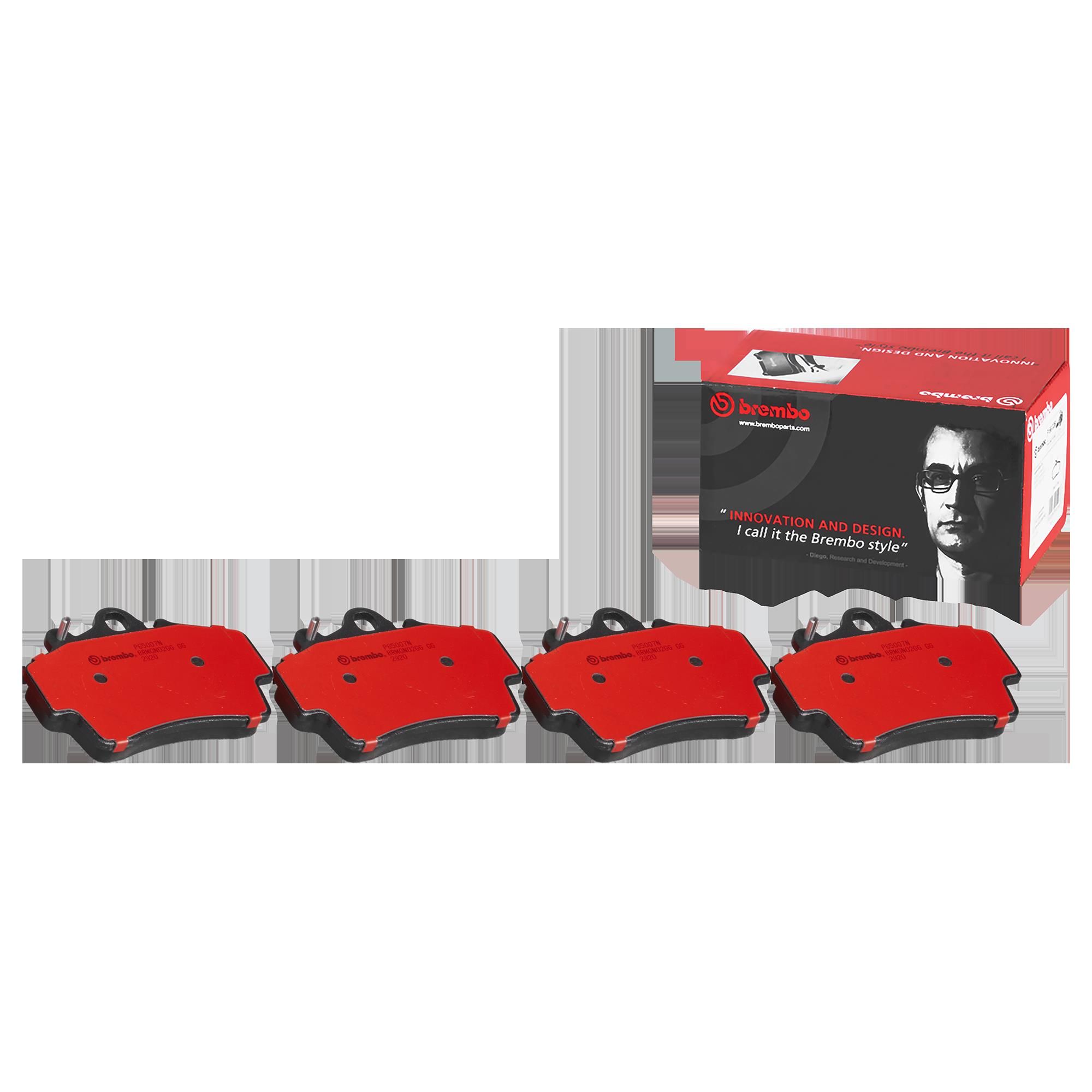 BREMBO DISC PAD -  PORSCHE BOXTER 987 05-12 (FRT) - TecDoc 1