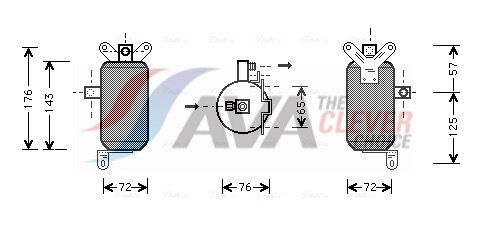 AVA QUALITY COOLING JRD021 - Trockner, Klimaanlage