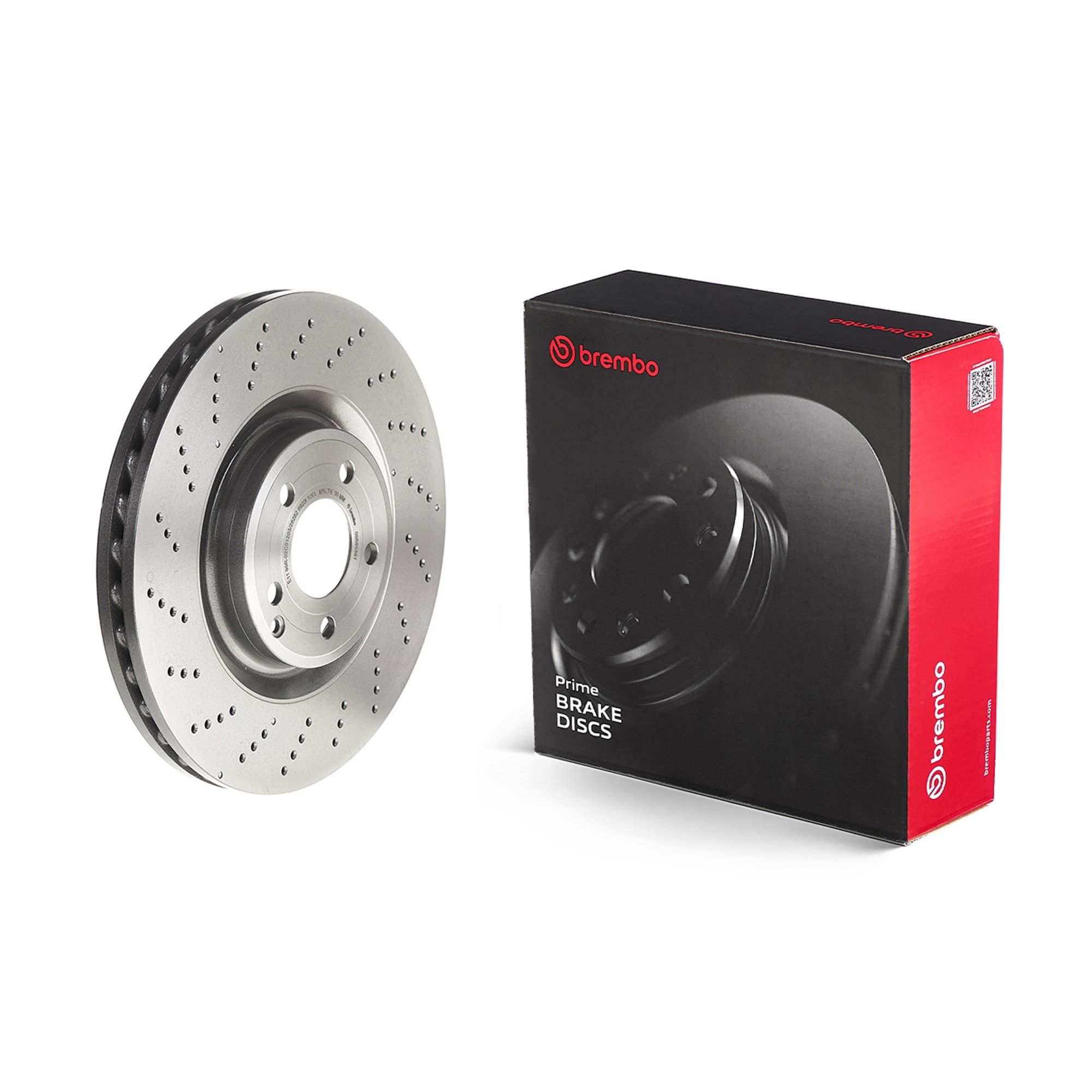 BREMBO DISC ROTOR -  MERCEDES BENZ CLS350 11-14 (FRT) *X/Drilled - TecDoc 1
