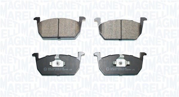 Bremsbelagsatz, Scheibenbremse