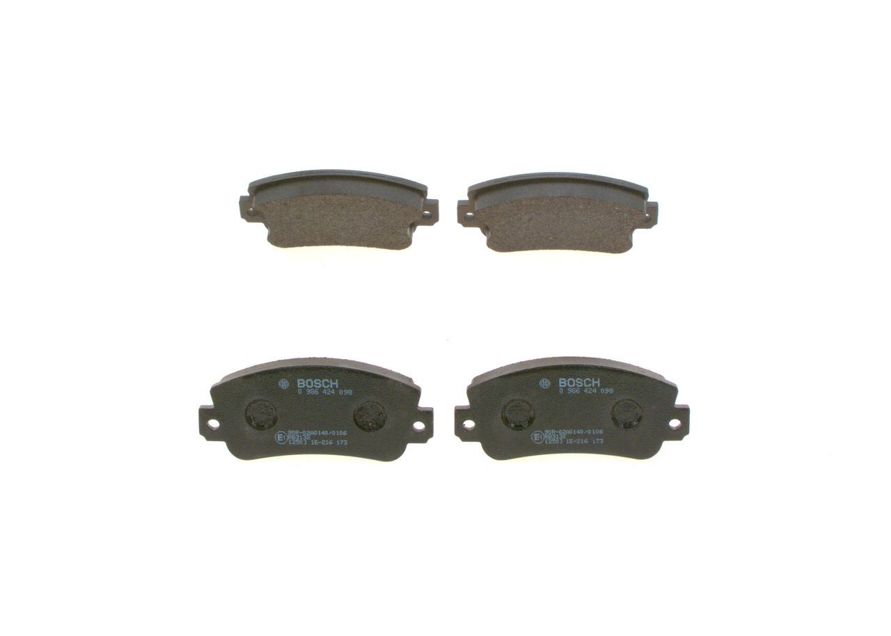 BOSCH 0 986 424 098 Brake Pad Set, disc brake