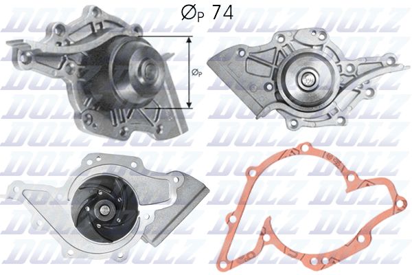 Water Pump, engine cooling A175