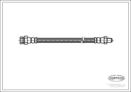 FLEXIBLE DE FREIN NISSAN PICK UP  0705