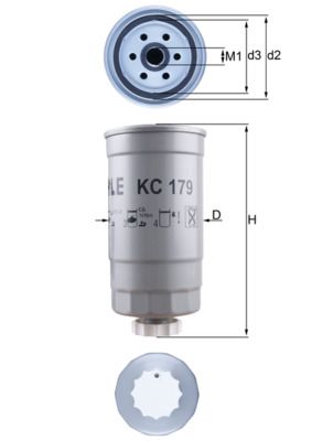 Топливный фильтр KC 179