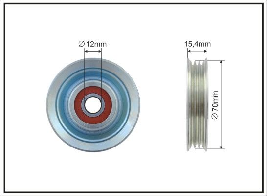 Tensioner Pulley, V-ribbed belt 500259