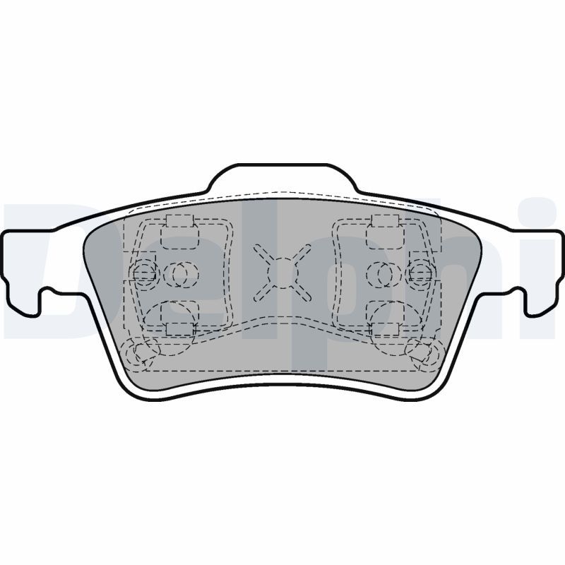 Brake Pad Set, disc brake LP1701