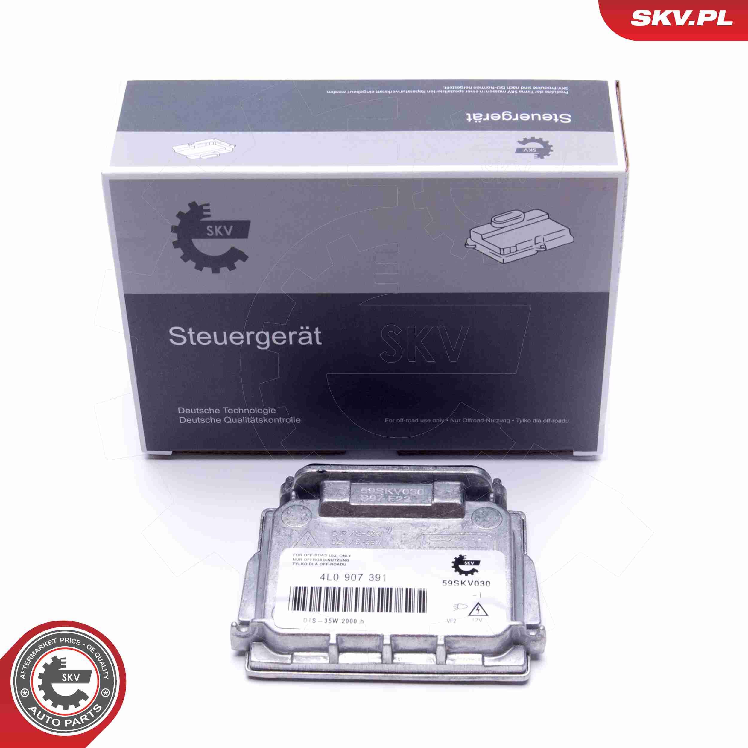 Steuergerät, Beleuchtung