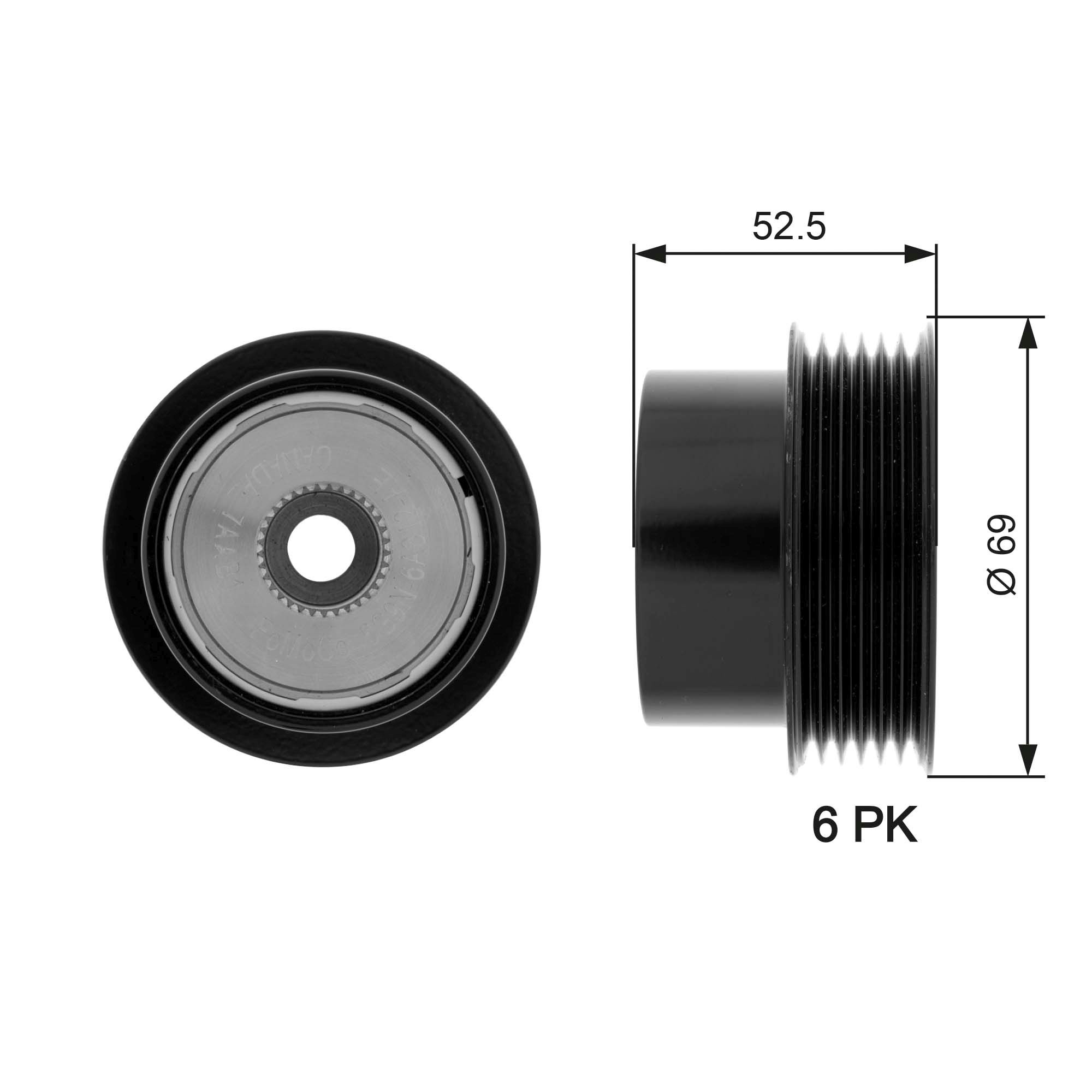 Alternator Freewheel Clutch OAP7101