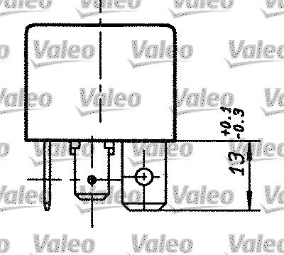 RELAIS CUB SAE 4 FICH 12V 50A  9900