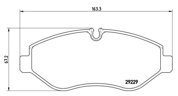 Bremsbelagsatz, Scheibenbremse
