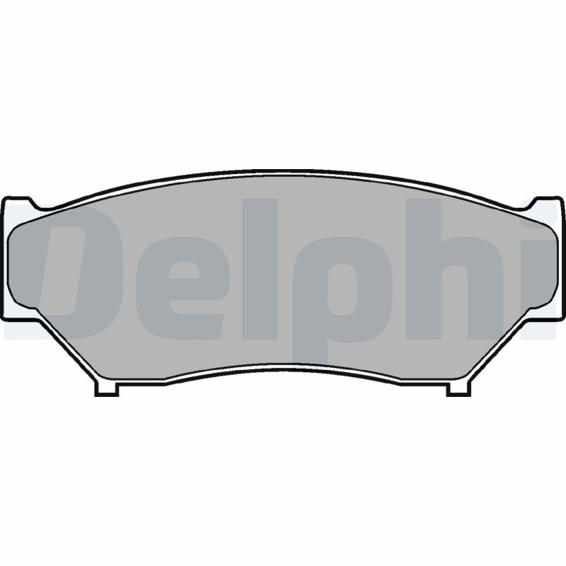 Brake Pad Set, disc brake LP967