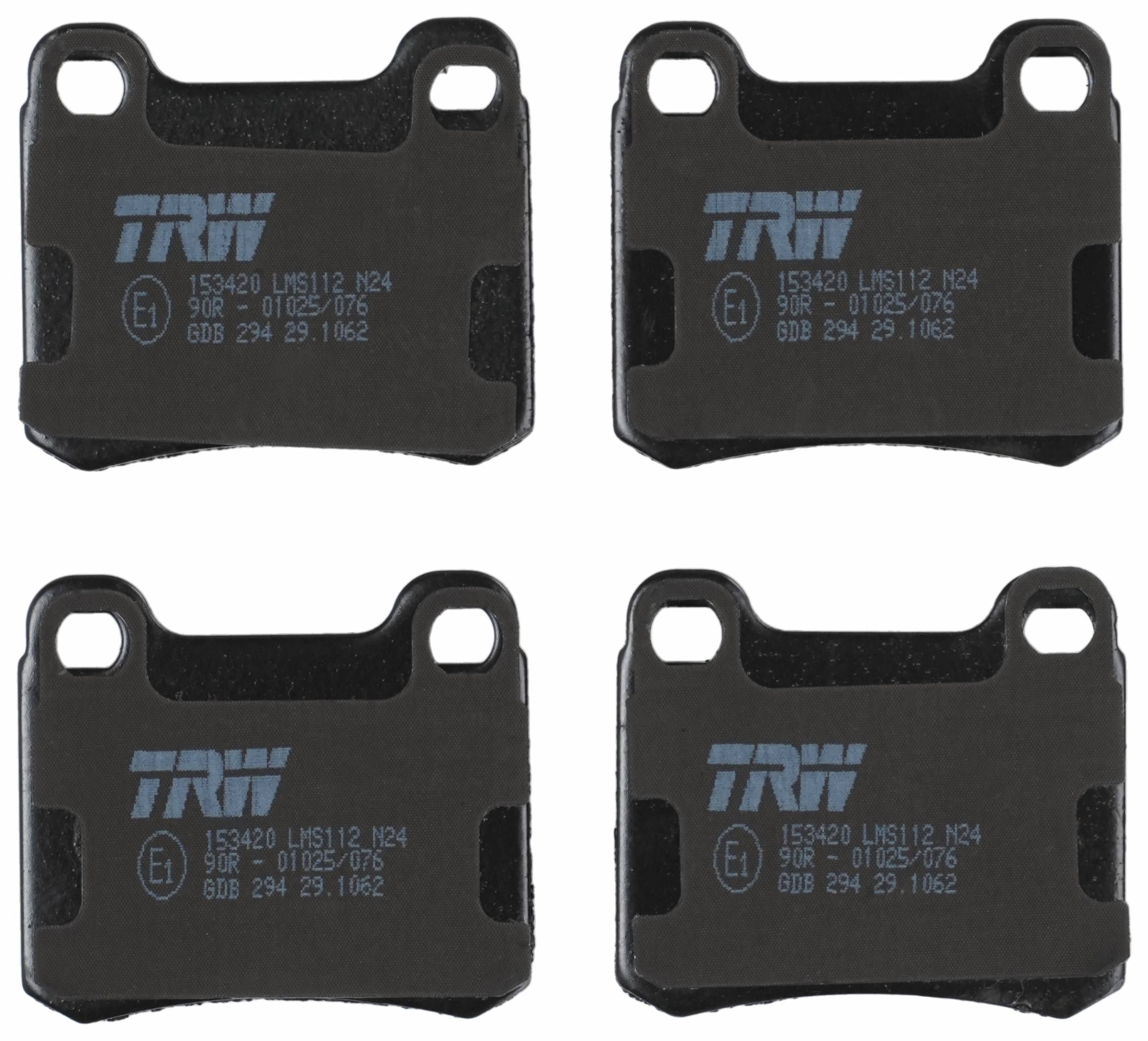 TRW DISC BRAKE PADS - TecDoc 2