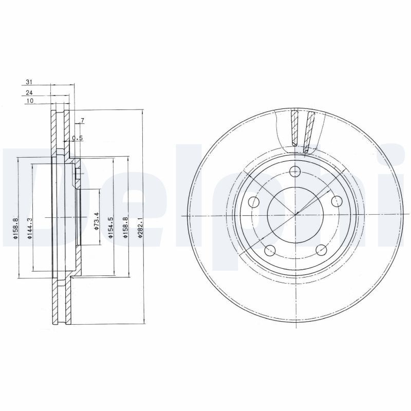 Brake Disc BG3383