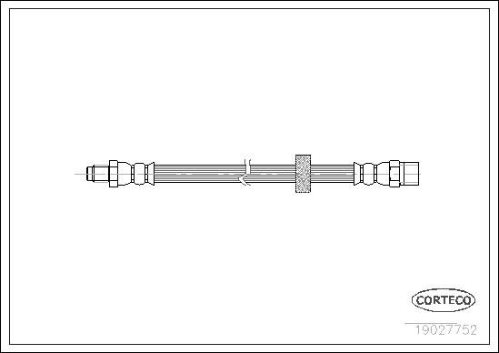 CORTECO 19027752 - Bremsschlauch