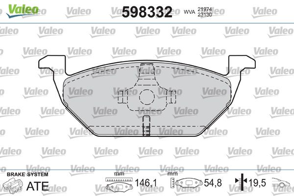 PLAQ FREIN VW FOX, GOLF IV, POLO, B  .