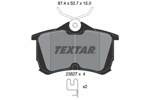 Brake Pad Set, disc brake 2352701