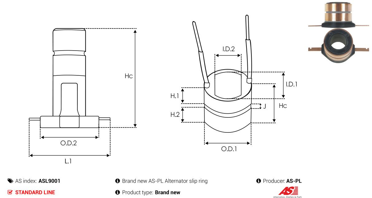 kontaktinis žiedas, generatorius