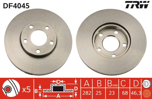 Brake Disc DF4045