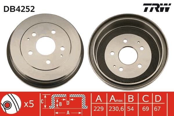 TAMBOUR DE FREIN  9900