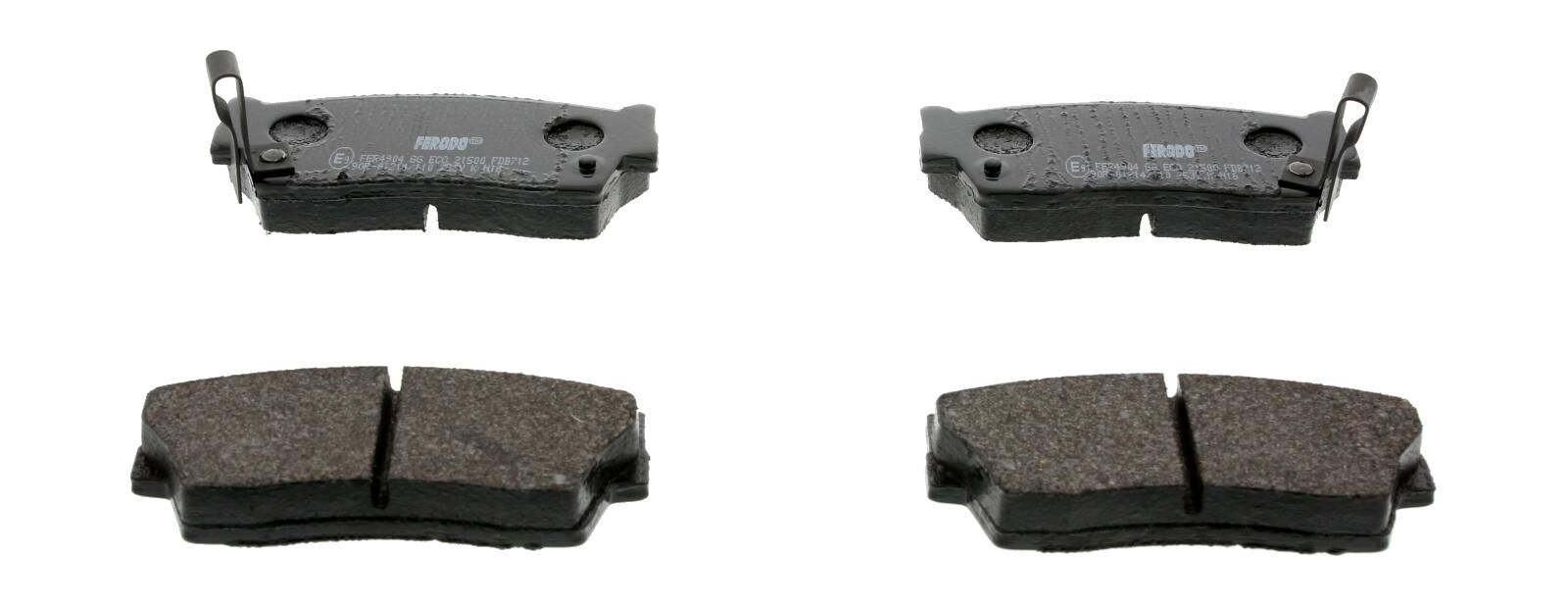 Bremsbelagsatz, Scheibenbremse