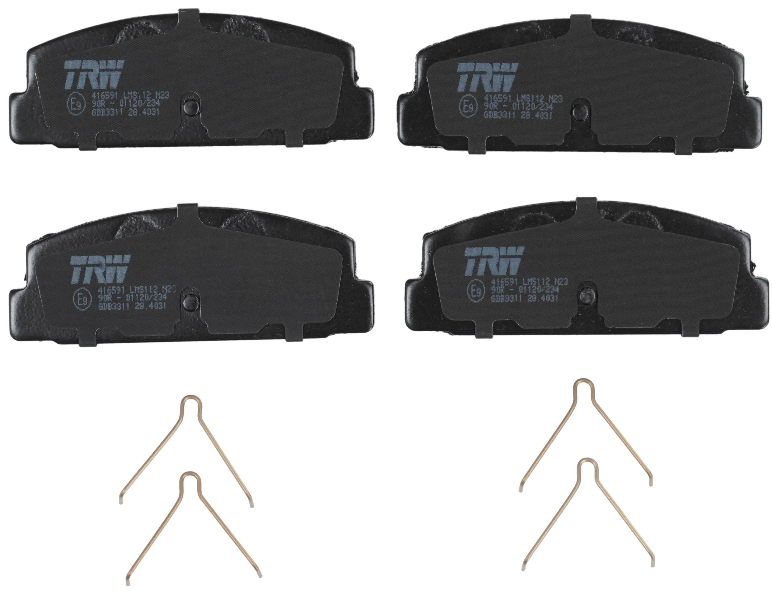 TRW DISC BRAKE PADS - TecDoc 2