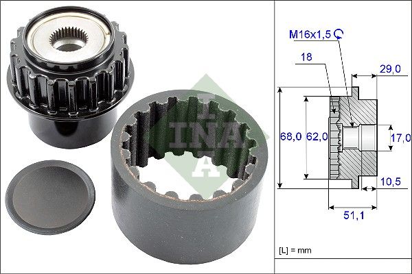 Flexible Coupling Sleeve Kit 535 0206 10