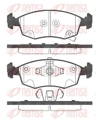 Brake Pad Set, disc brake 0172.72