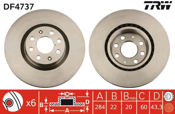 Brake Disc DF4737