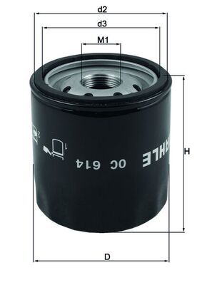 Oil Filter OC 614