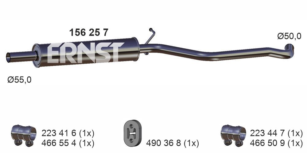 ERNST 156257 - Mittelschalld&auml;mpfer