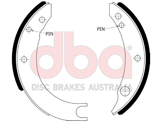 Street Series Brake Shoes [Holden 228.6mm] - TecDoc Only