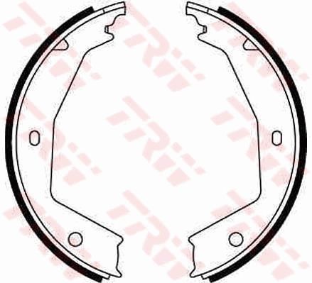 Brake Shoe Set, parking brake GS8668