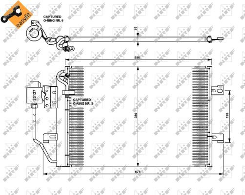 Condenser, air conditioning 35309