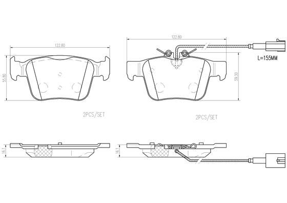 MASERATI LEVANTE M161 17-On (RR) - TecDoc Only