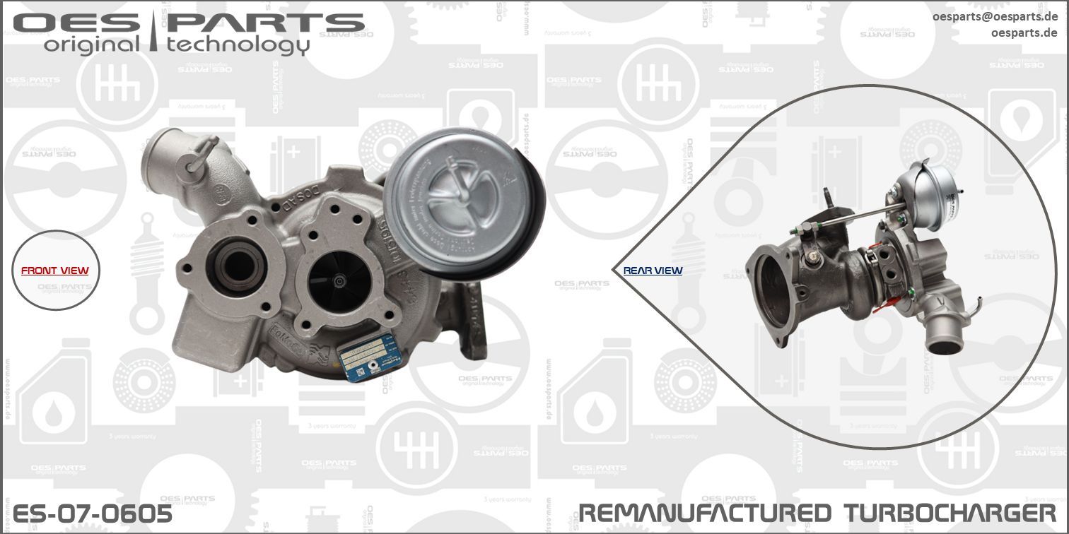 OES PARTS ES-07-0605 - Lader, Aufladung