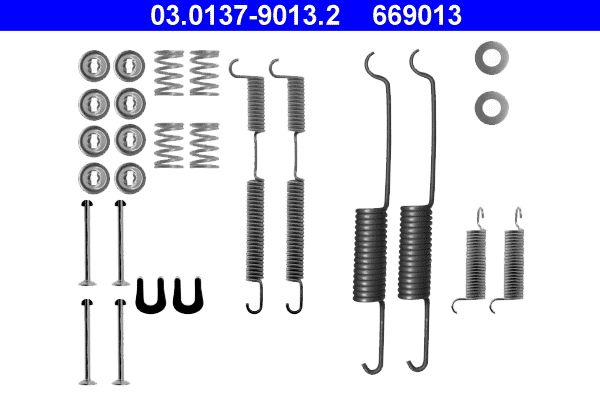 Accessory Kit, brake shoes 03.0137-9013.2