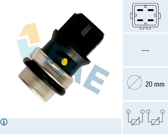FAE 33640 - Sensor, K&uuml;hlmitteltemperatur
