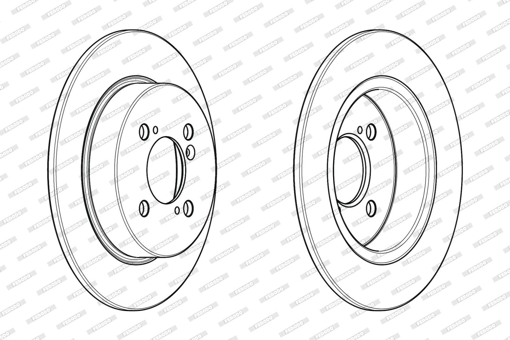 FERODO DDF2071C - Bremsscheibe PREMIER