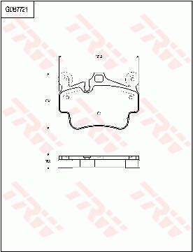 TRW DISC BRAKE PADS - TecDoc Only