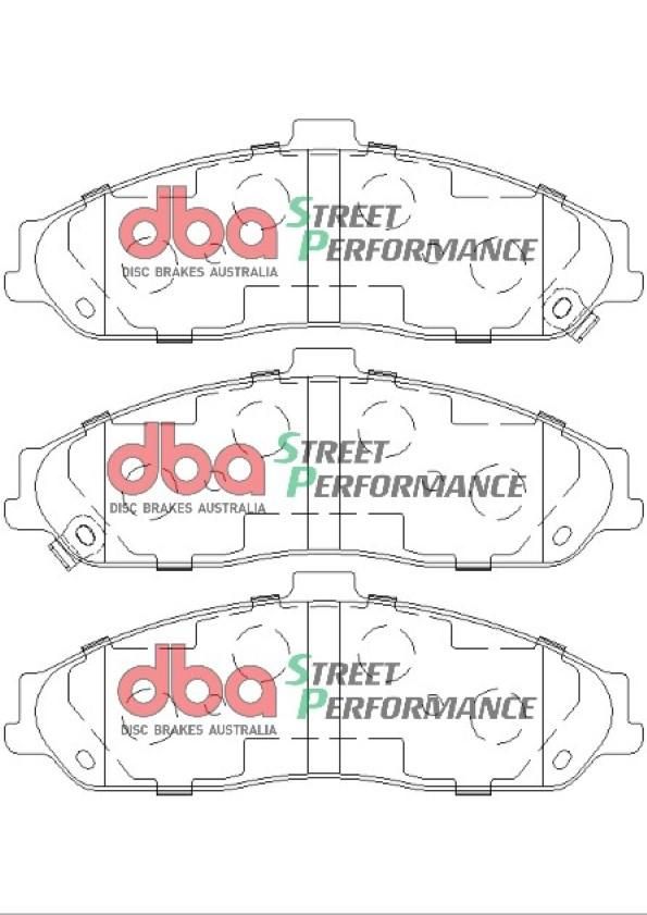 DBA SP PERFORMANCE BRAKE PADS [ Ford Falcon BA XR6 XR8 with C5 C6 Caliper / FPV with PBR Caliper 02-05 F ] - TecDoc Only