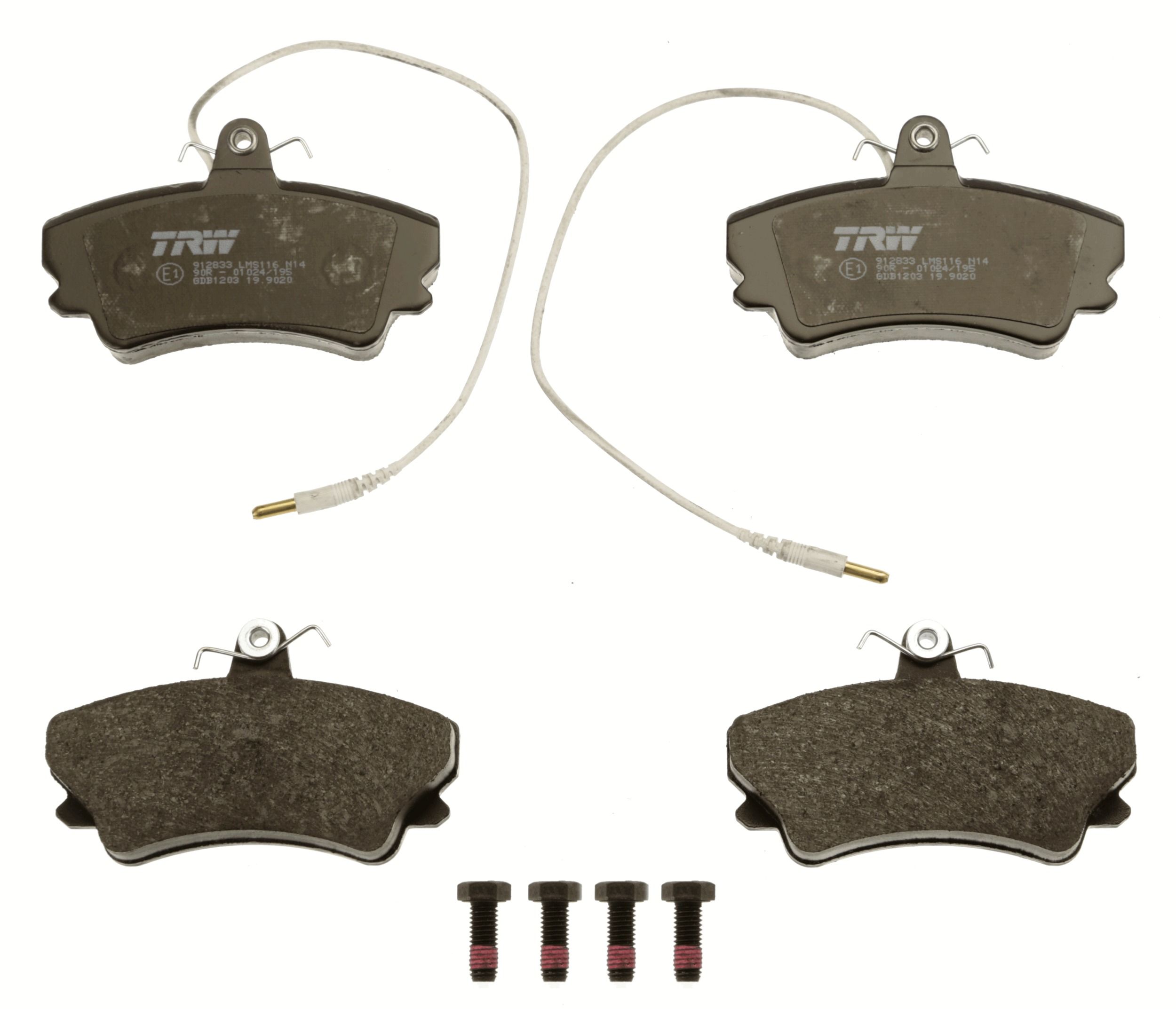 TRW DISC BRAKE PADS - TecDoc 2